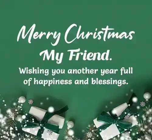 christmas wishes to friends