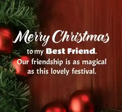 christmas wishes for best friend