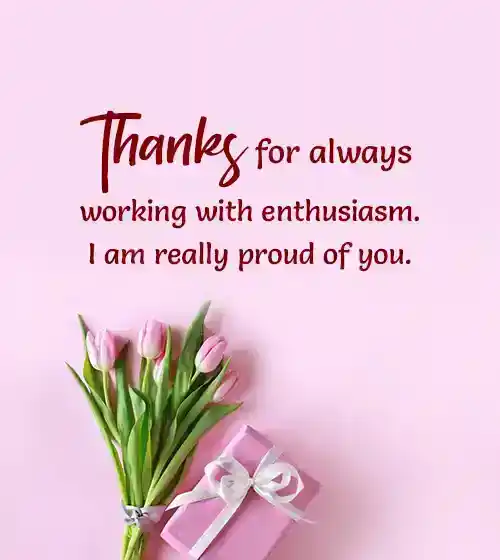 employee appreciation message