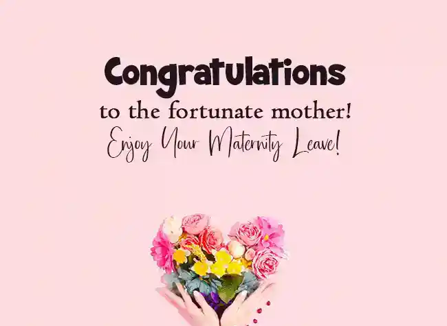 maternity leave message