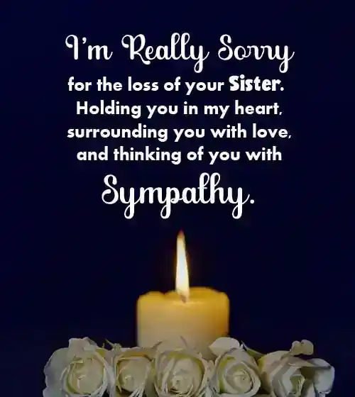 Sympathy Message for Loss of Sister