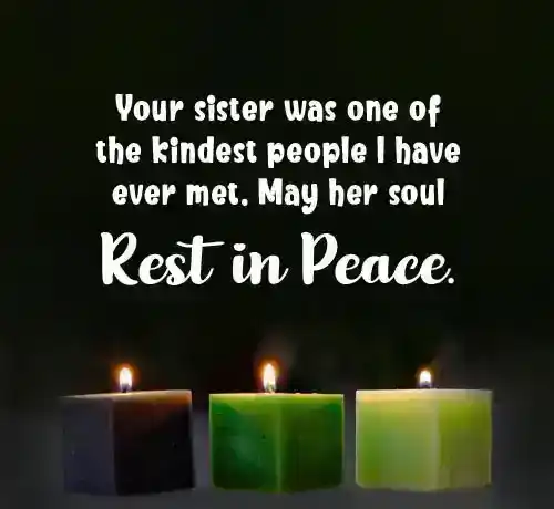 Words of Comfort for Loss of Sister