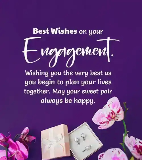 best wishes for engagement to friend