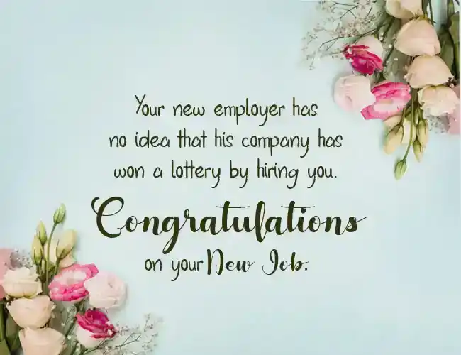 congratulations on your new job funny