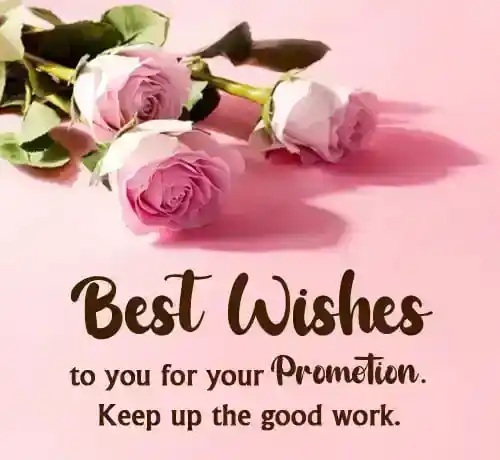 wishes for promotion