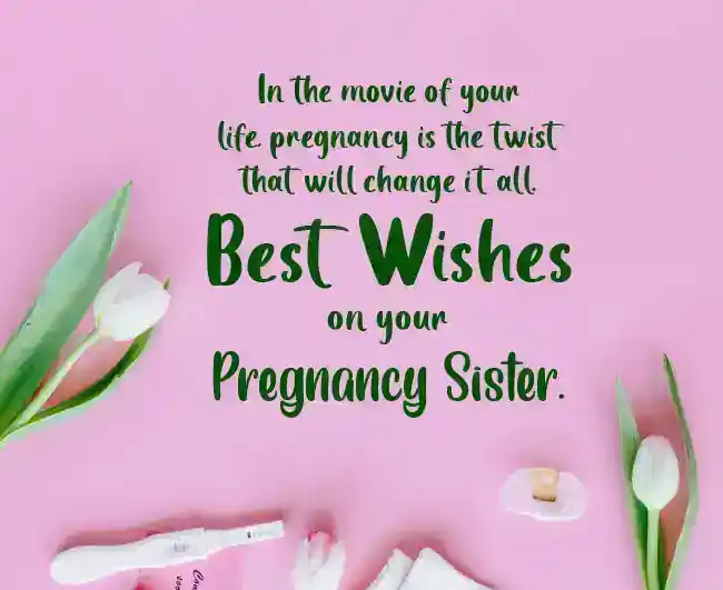 wishes for pregnant sister