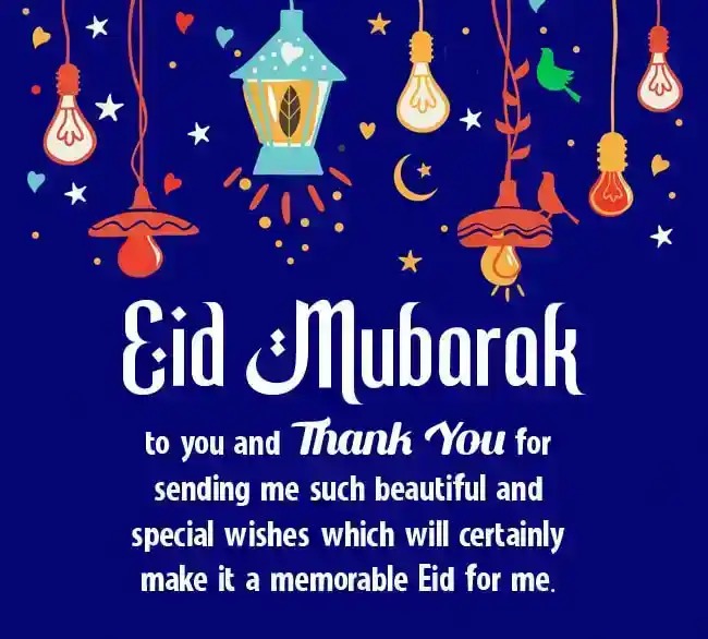thank you for eid wishes