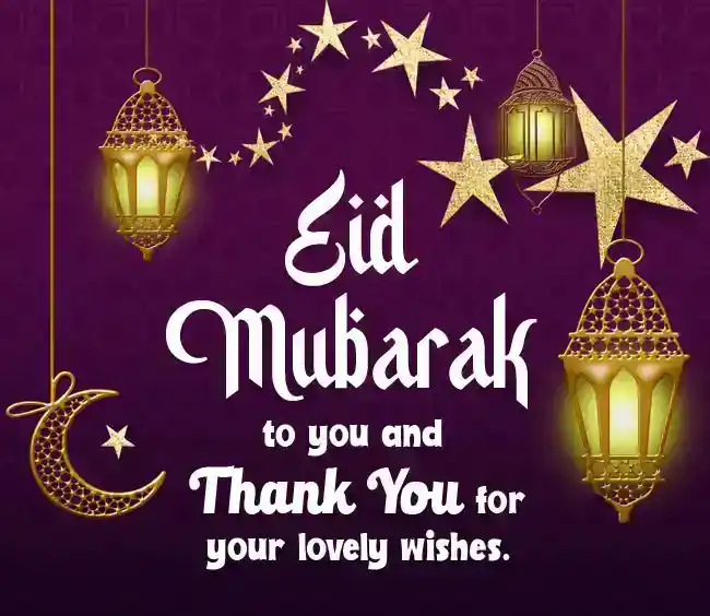 Thanks for Eid Wishes