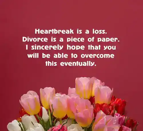words of encouragement for a friend going through a separation
