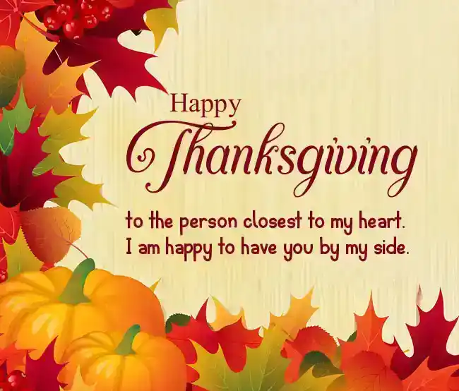 thanksgiving message to family members
