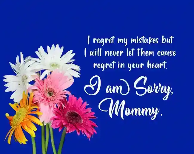 sorry msg to mom from daughter