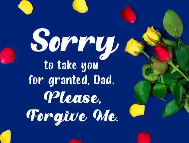 sorry dad quotes