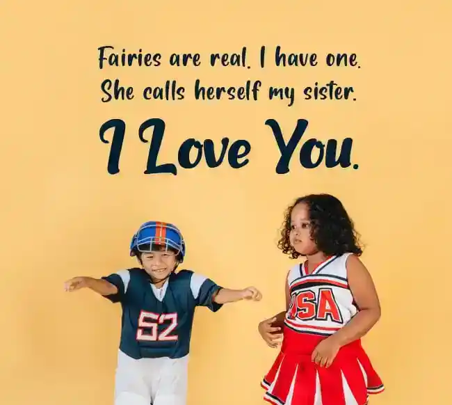 love message for sister