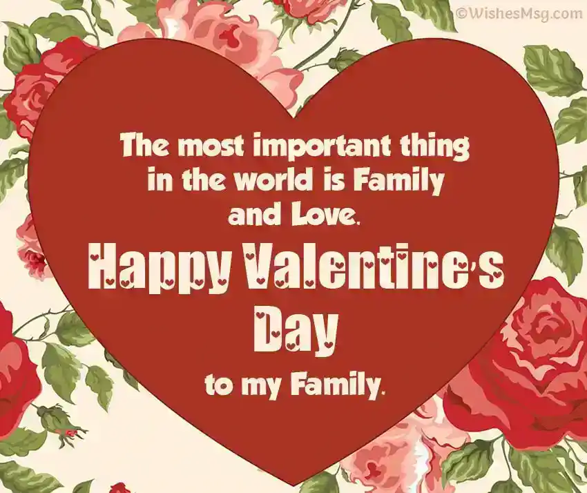 Happy Valentine’s Day Messages for Family