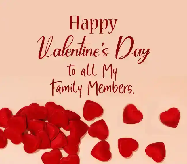 valentine messages for family members
