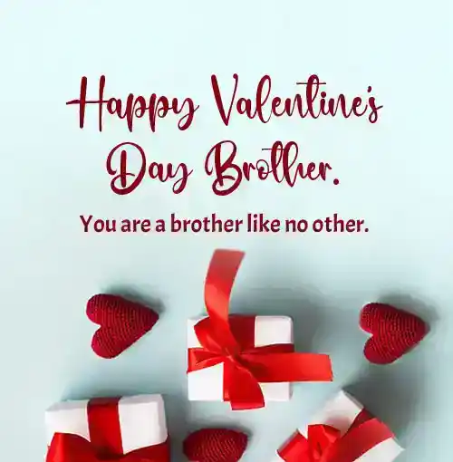 valentine messages for brother