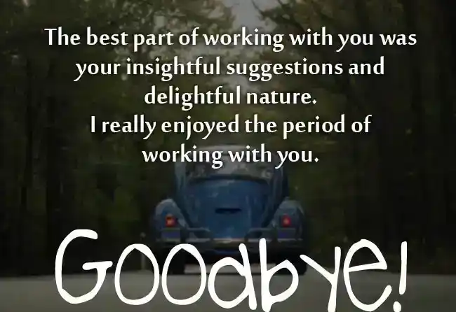 Goodbye Messages To Clients When Leaving Company