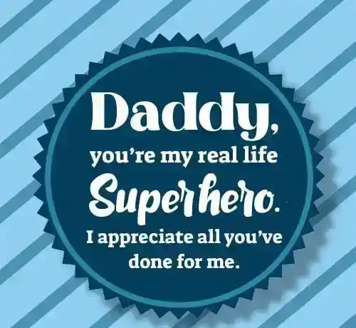 appreciation message to my dad