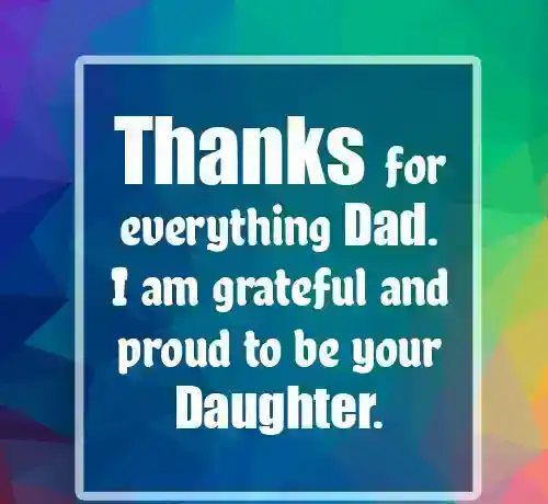 thank you dad quotes from daughter