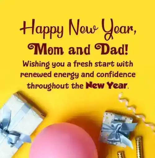 new year wishes for mom and dad