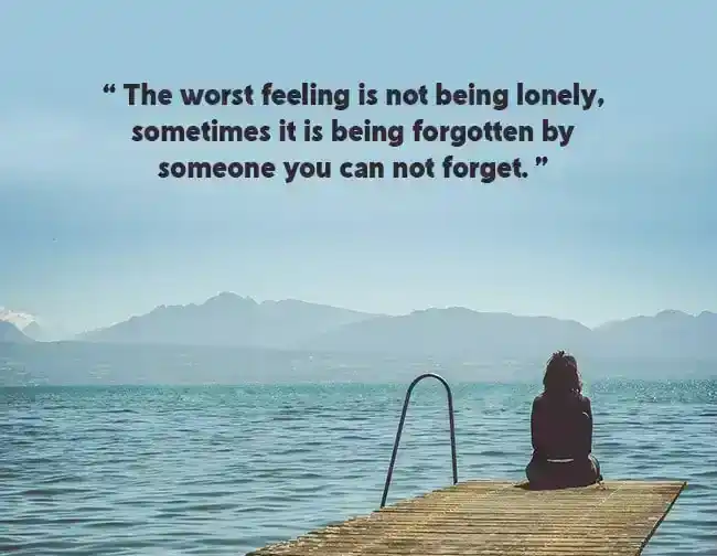 alone message for him