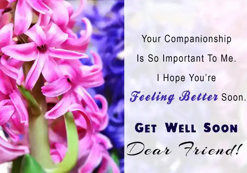 Emotional get well wishes for friend