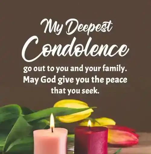 condolence messages for friends and family