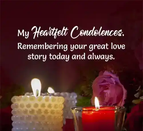 Condolence Message to a Friend for Loss of Spouse