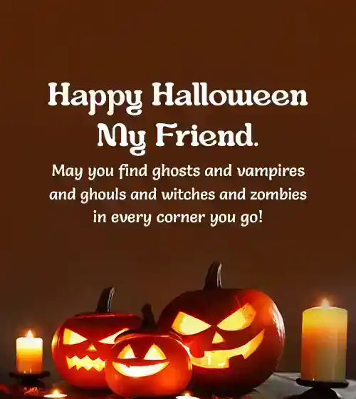 Happy Halloween Wishes for Friend