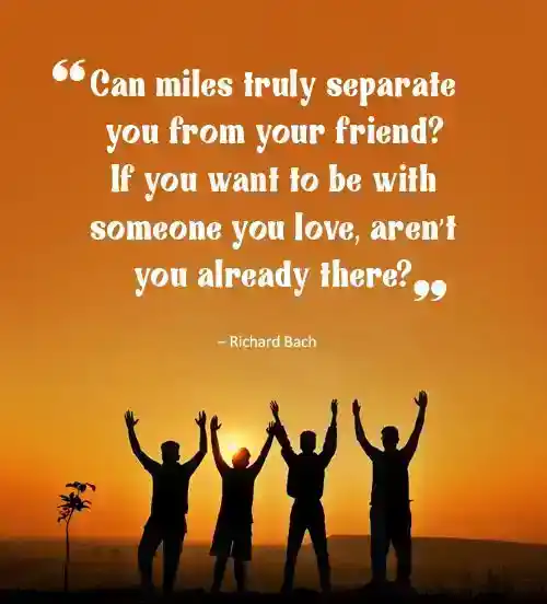 long distance friendship quotes with images