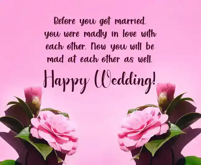funny wedding wishes for best friend