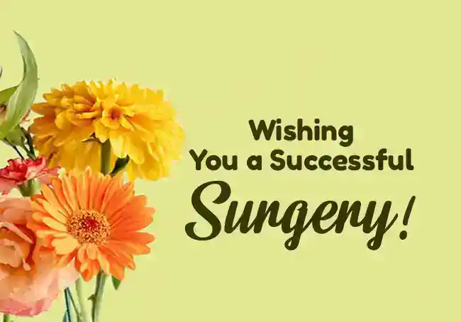 wishes for successful surgery