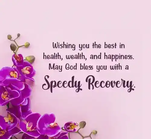 speedy recovery wishes