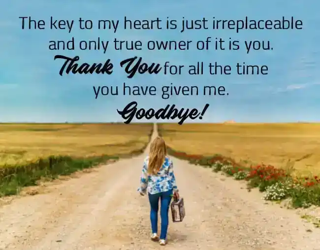 Romantic Goodbye Messages for Girlfriend