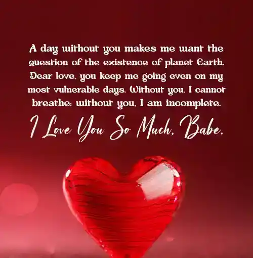 long sweet message for girlfriend