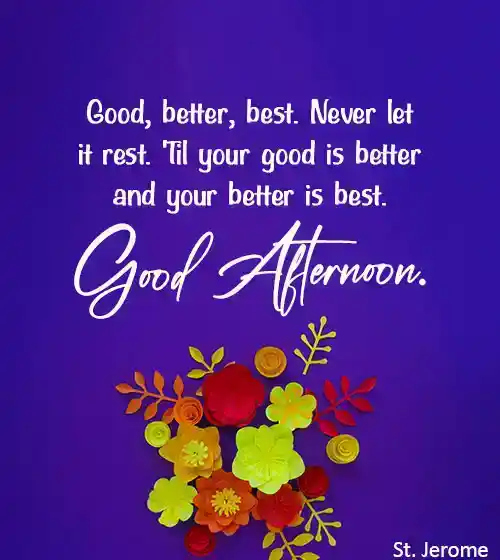 Good Afternoon Quote