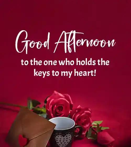 Good afternoon Wishes for lover