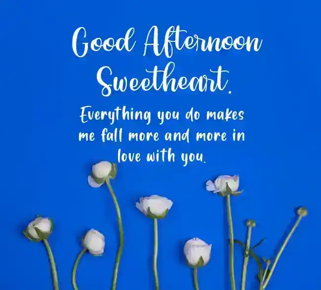 good afternoon message for her