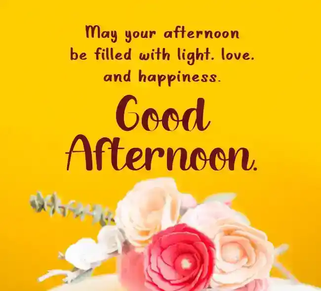 good afternoon messages