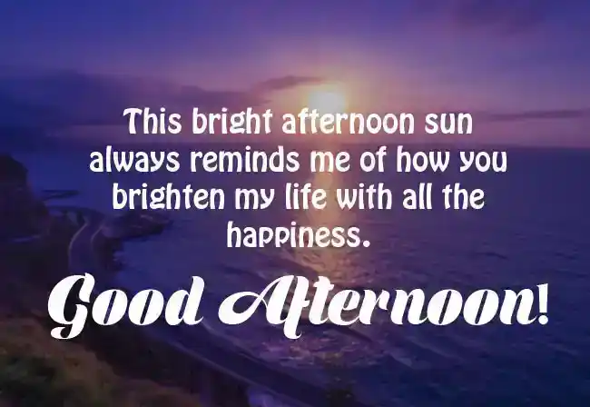 Good Afternoon Message for Her
