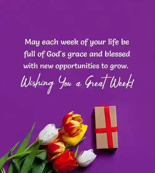 prayer and blessings for a new week