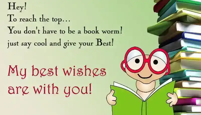 best wishes picture for exam