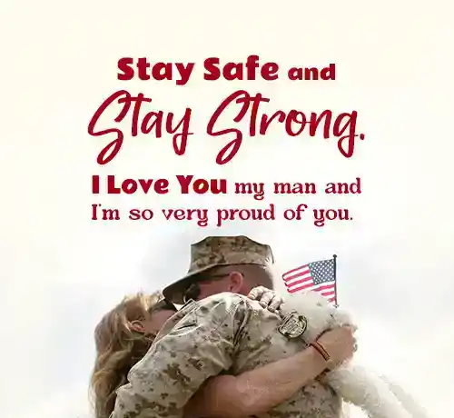 Best Wishes for Deployment To Husband