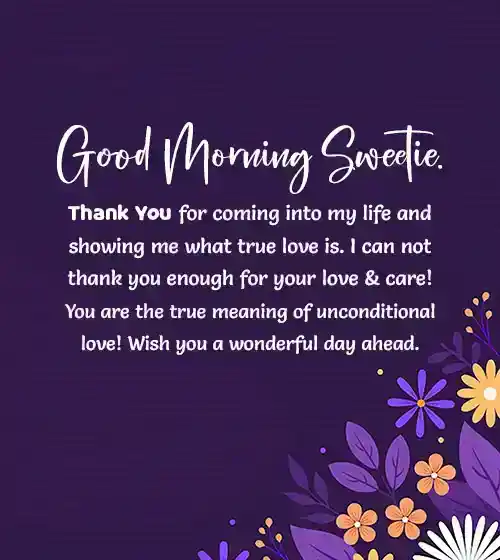 long good morning message for my wife