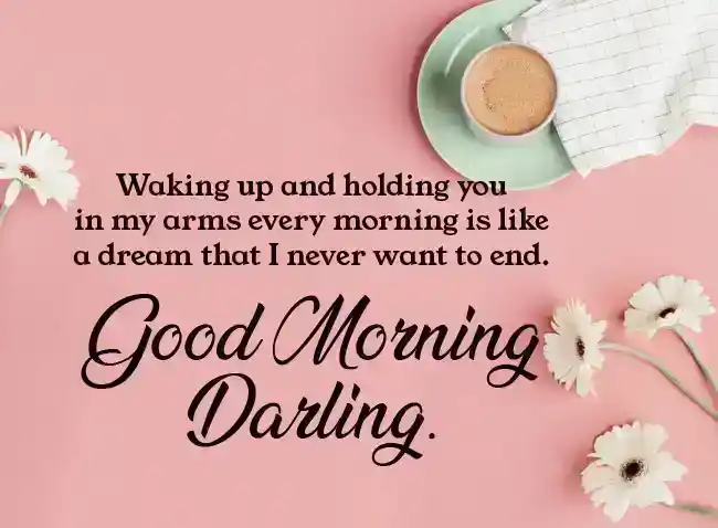 good morning message for my wife