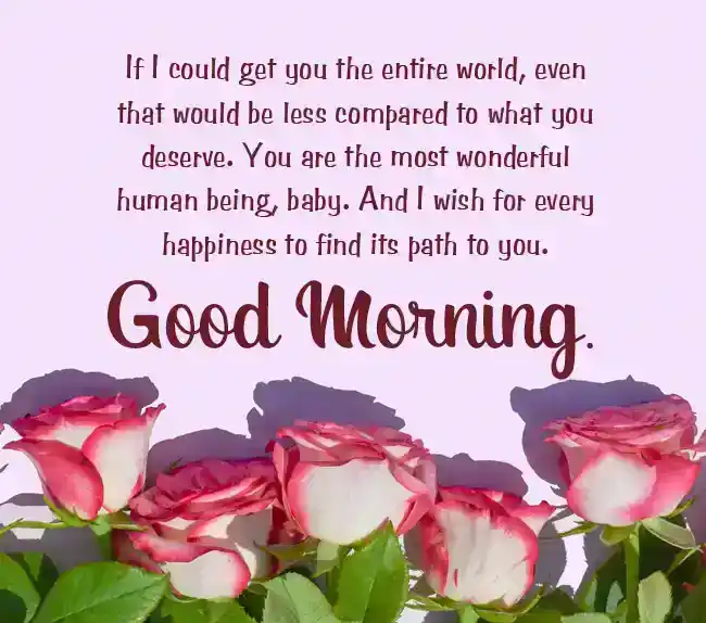 good morning paragraphs for her