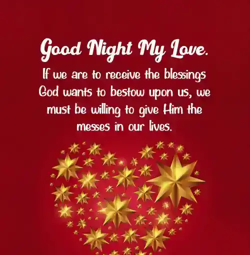 spiritual good night messages for him