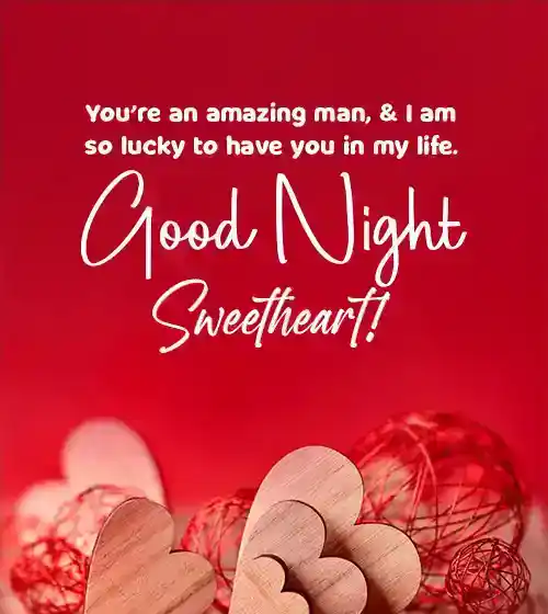 good night love message for my husband