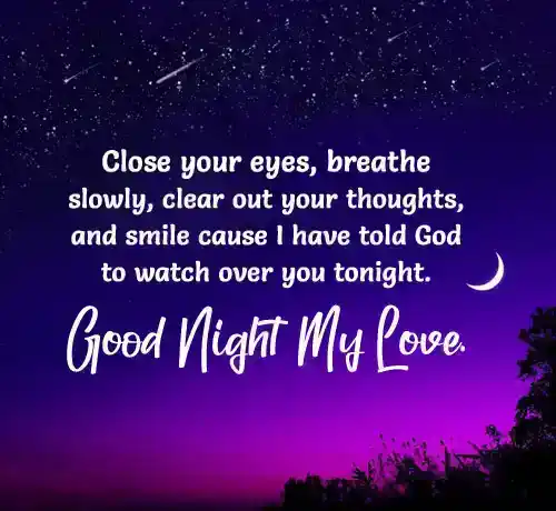 Christian Good Night Messages for Him