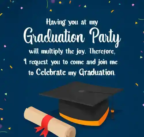graduation invitation wording